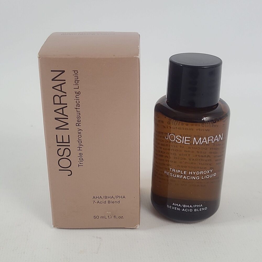 Josie Maran Triple Hydroxy Resurfacing Liquid 1.7 Fl Oz 50ml NEW